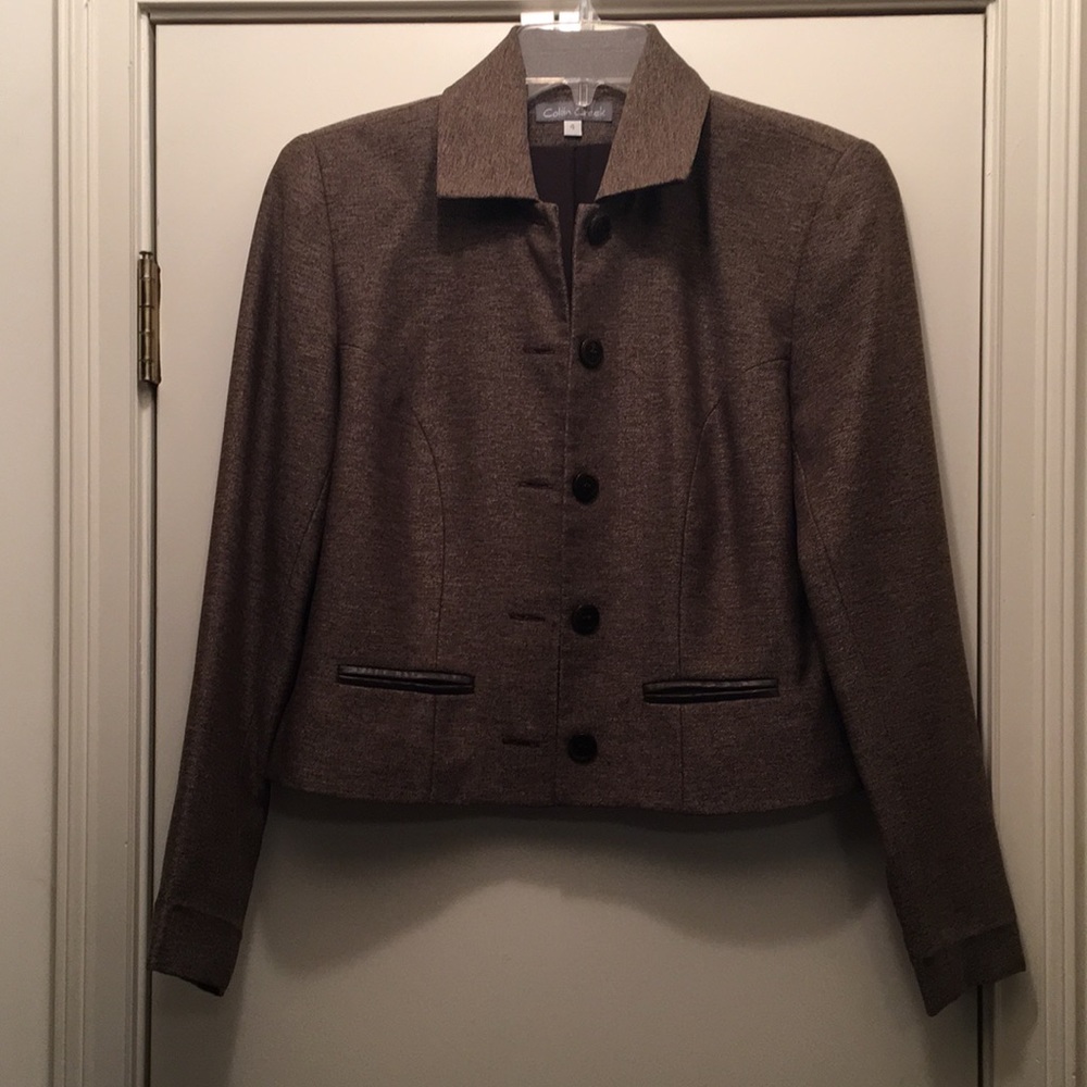 Collin Creek Blazer Size 4 Brown